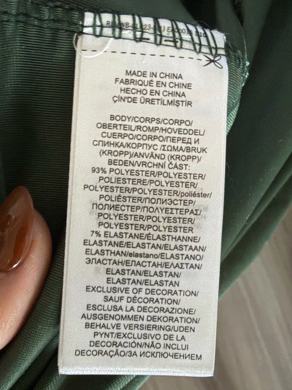 Lauren Ralph Lauren Green Velvet Robe M - Picture 6 of 7